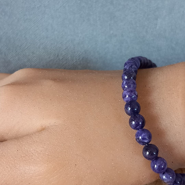 Bracelet ajustable en Charoïte
