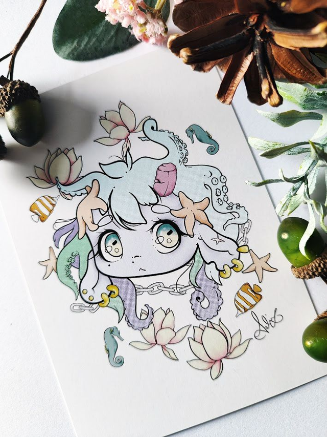 Squid Girl Postcard
