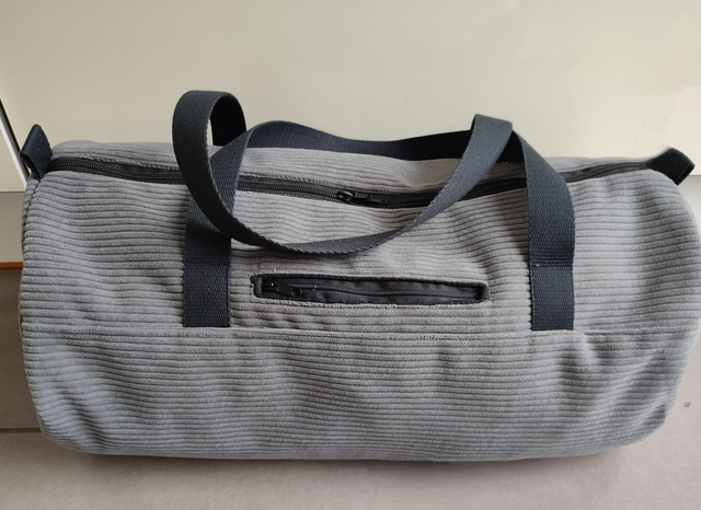 sac polochon gris anthracite 
