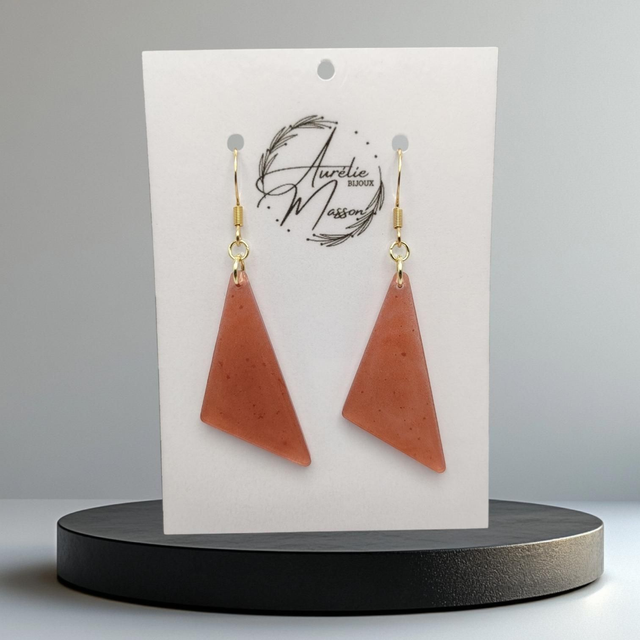 Boucles d'oreilles "Camélia"