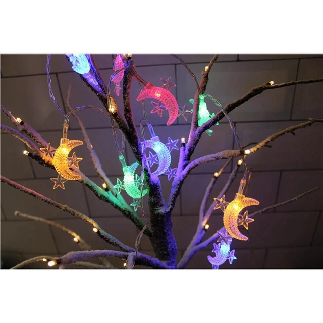 Moon and three star LED Light