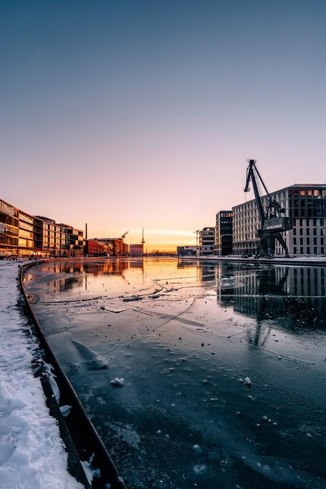 Winter am Hafen