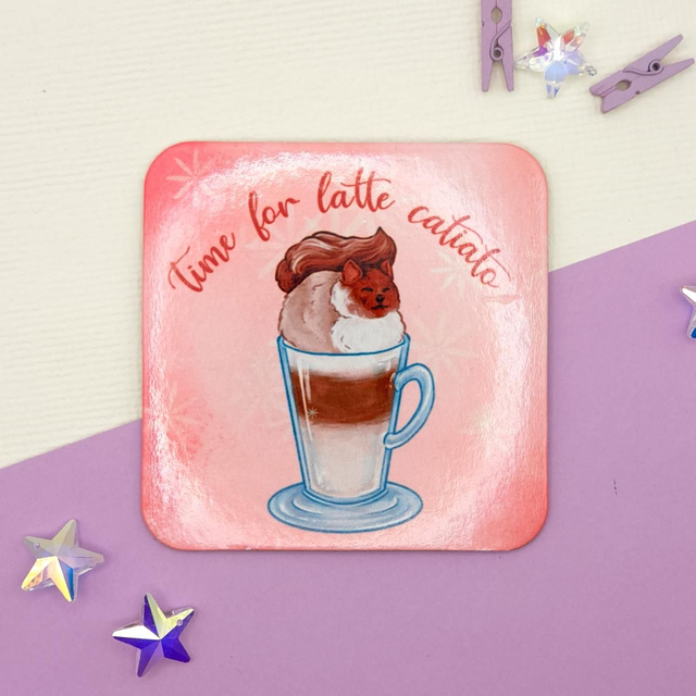 Podkładka "Time for latte catiato" | ORYGINALNE 
