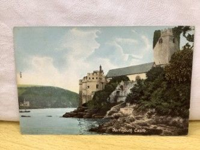 Dartmouth Castle, Devon, The Wrench Series vintage postcard. Our Ref No. R326 £2.50