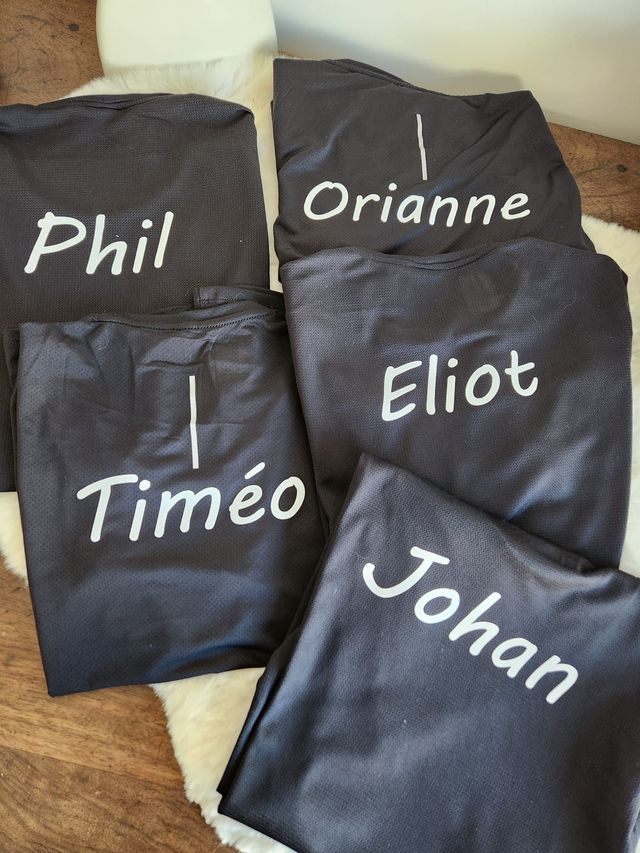 Personnalisation T-Shirt "Prénom"