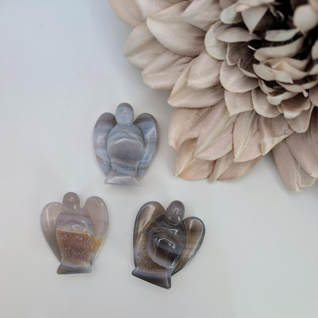 Druzy Agate Angel