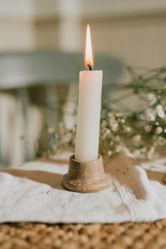 Candlestick Holder | Oat