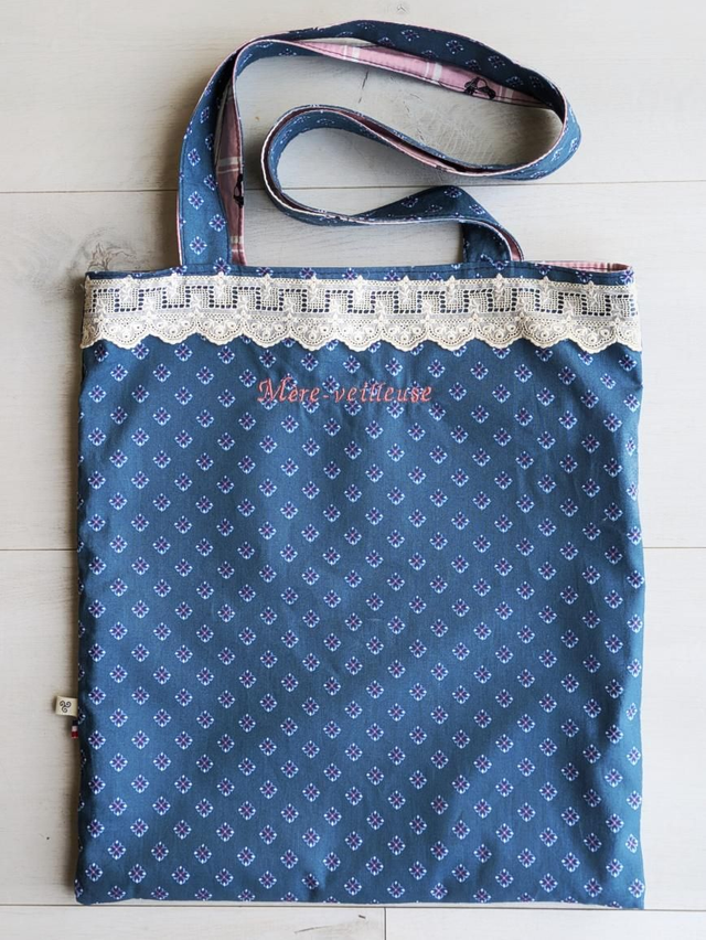 Tote bag "Mère- veilleuse" réversible