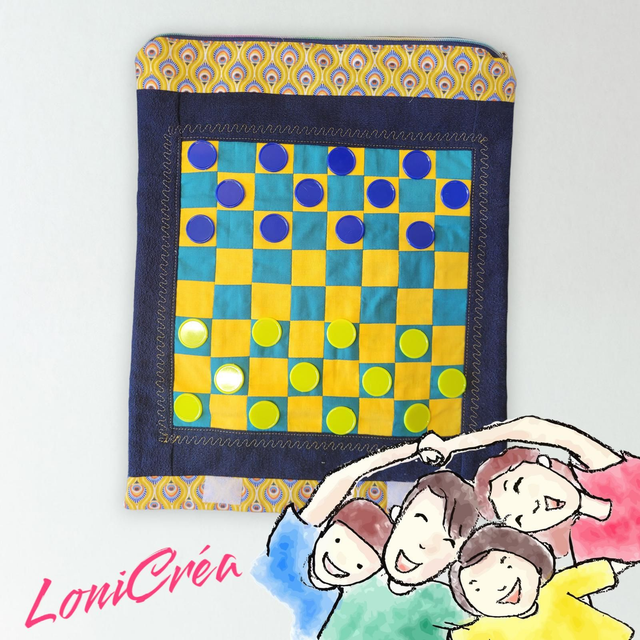 Jeu de Dames &quot;plume&quot;