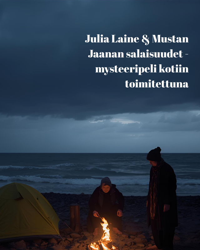 Julia Laine & Mustan Jaanan salaisuudet - mysteeripeli kotiin toimitettuna