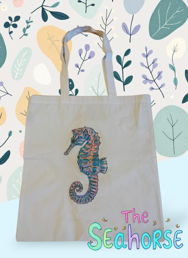 The Seahorse Tote Bag