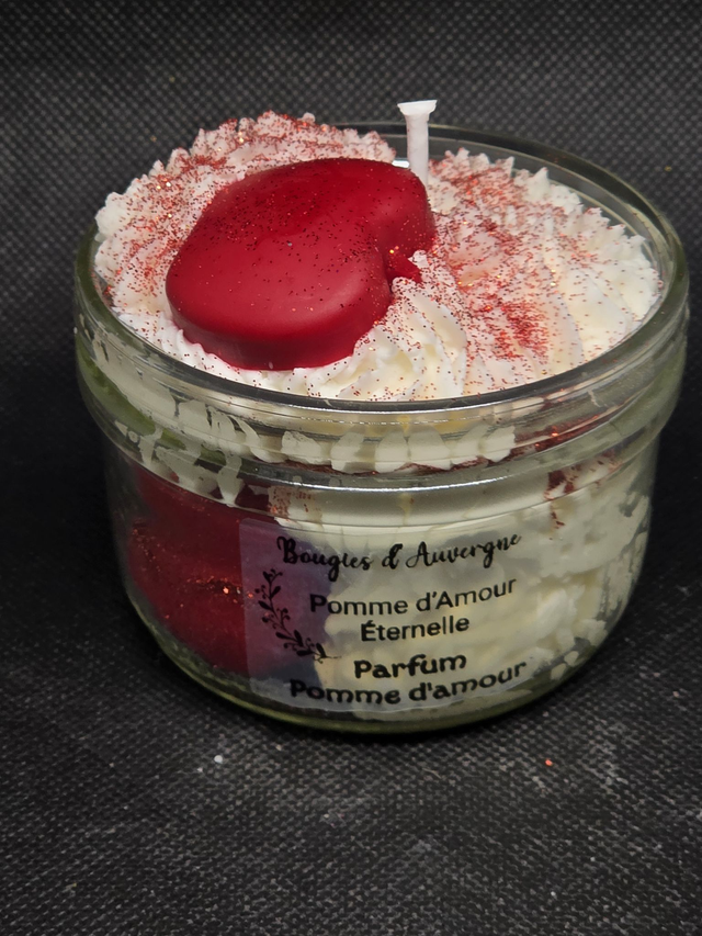 Bougie Pomme d’amour éternelle Parfum Pomme d’amour