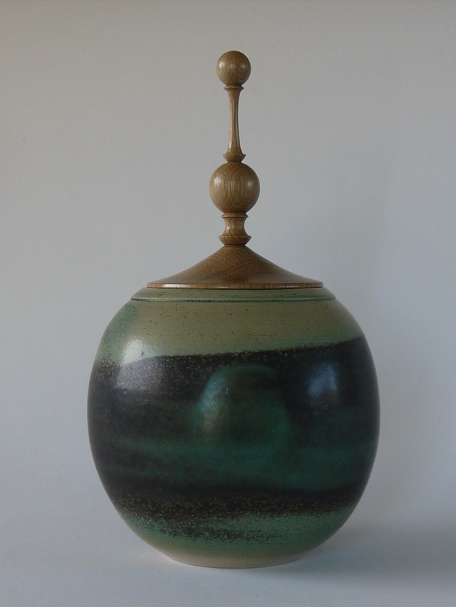 Pot à fleuron grès haute température réf. 1849