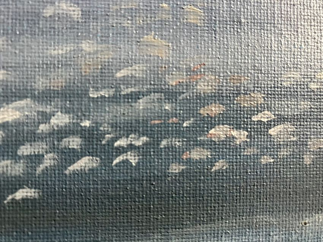 Holme Wold House, East Yorkshire Wolds. Oil on Canvas board.