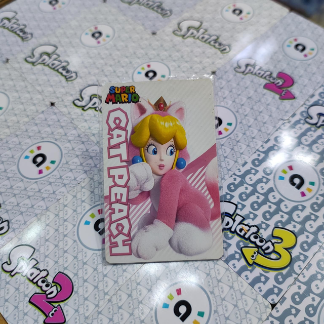 Tarjeta Amiibo Cat Peach / Super Mario