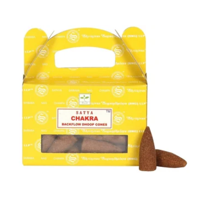 Chakra - Satya  Backflow Incense Dhoop Cones