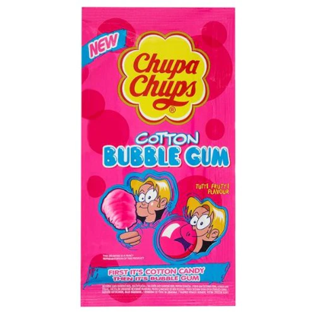 Chupa Chups Tutti Frutti Cotton Bubble Gum (12g)