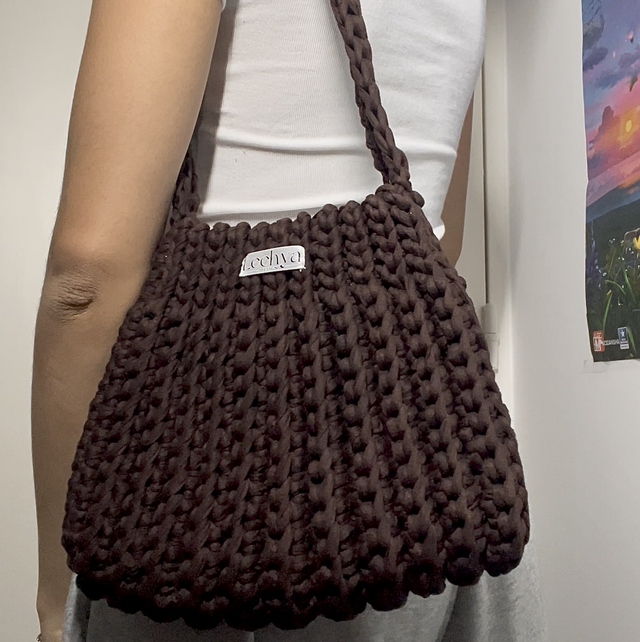 Sac Waffle marron