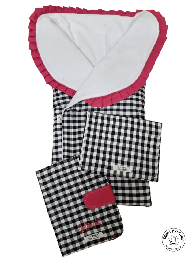 SACO COCHECITO BEBÉ CAMBIADOR Y PORTADOCUMENTOS