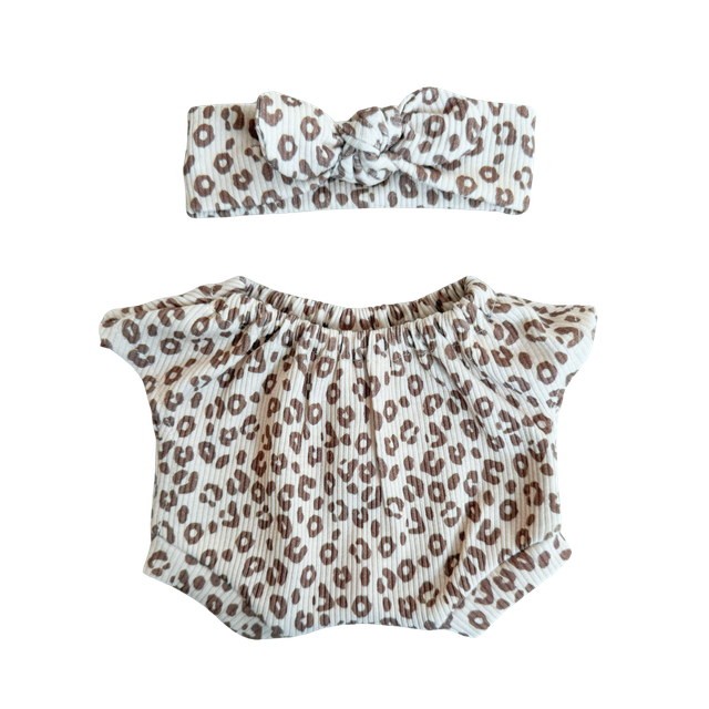 Body Léopard avec bandeau