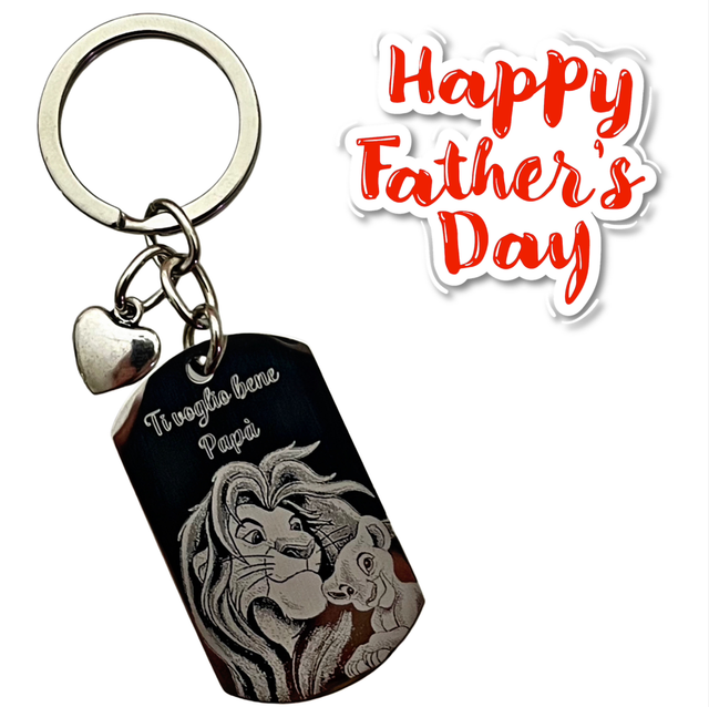 Portachiavi Simba e Mufasa