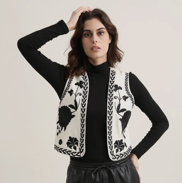 Gilet brodé 
