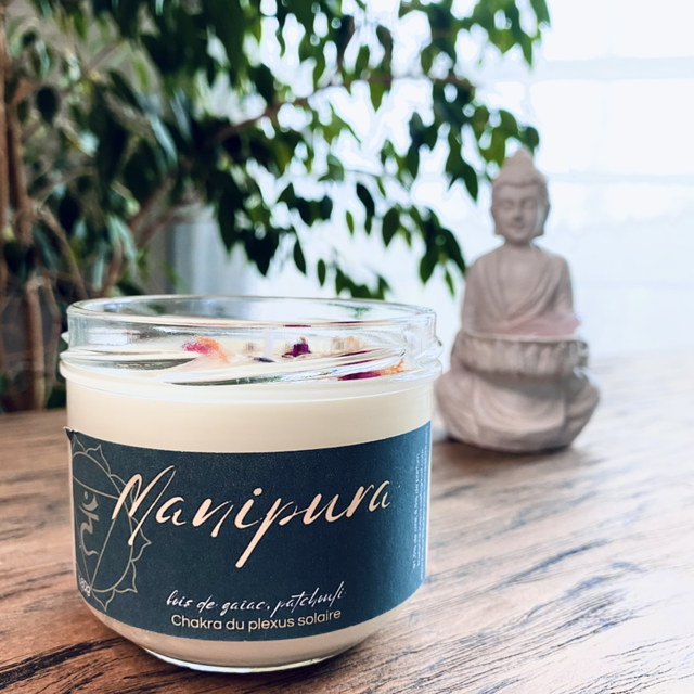 Bougie MANIPURA - Chakra du plexus solaire