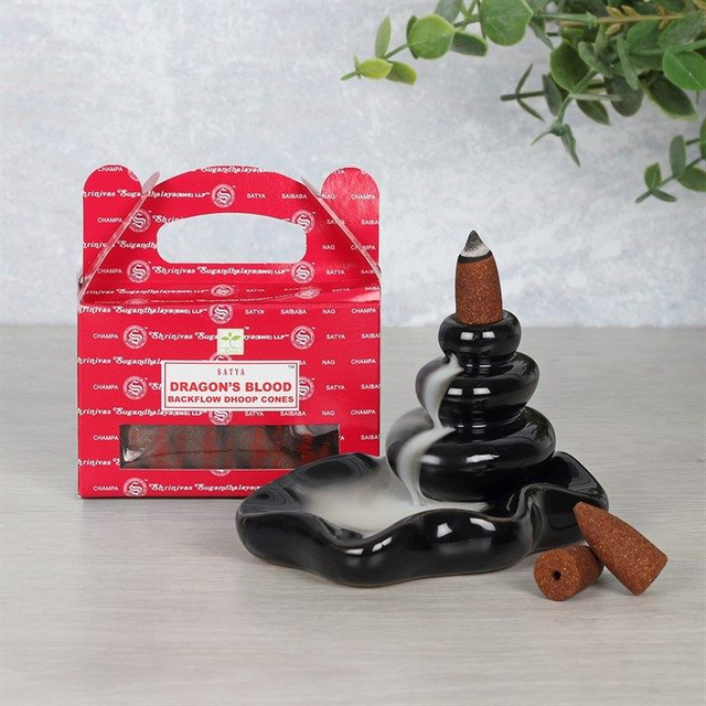 Dragons Fire - Satya  Backflow Incense Dhoop Cones