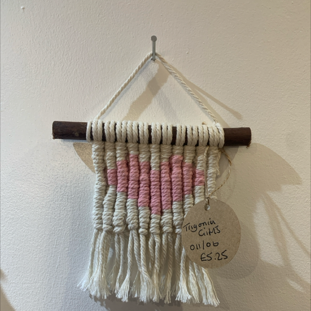 Macrame Heart Wall Hanger 