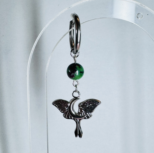 Mono-boucle INDÉPENDANCE rubis zoïsite