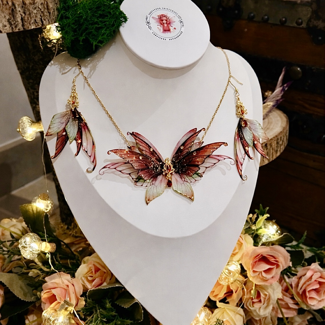 Au cœur du chêne brun, parure complète 