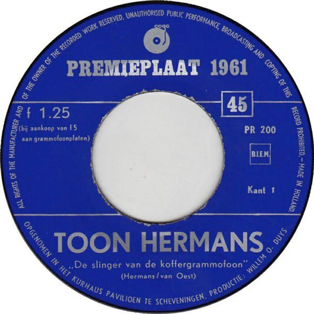 Toon Hermans / Wim Kan - Premieplaat