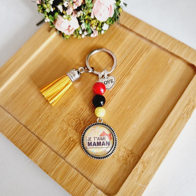 Porte clé cadeaux Maman je t'aime