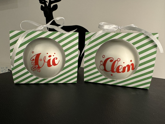 Boule personnalisée 8cm