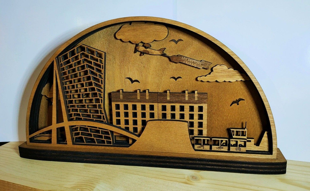 Skyline Saint-François le Havre en bois