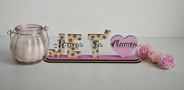 Décoration &quot;Bonne fête Mamie&quot;
