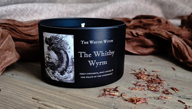 The Whitby Wyrm Candle