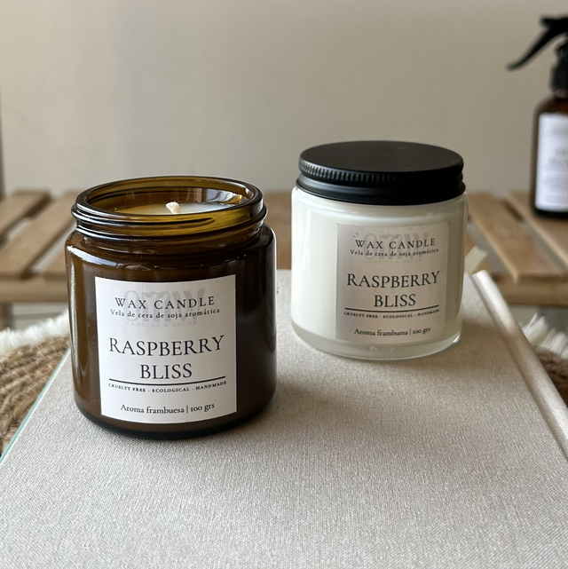 Wax Candle Raspberry Bliss - 100 grs