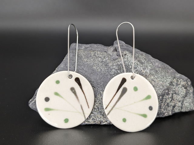 Boucles d'oreilles en céramique
