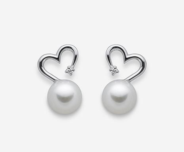 Orecchini Mikiko in Oro 18Kt con Perle e diamanti