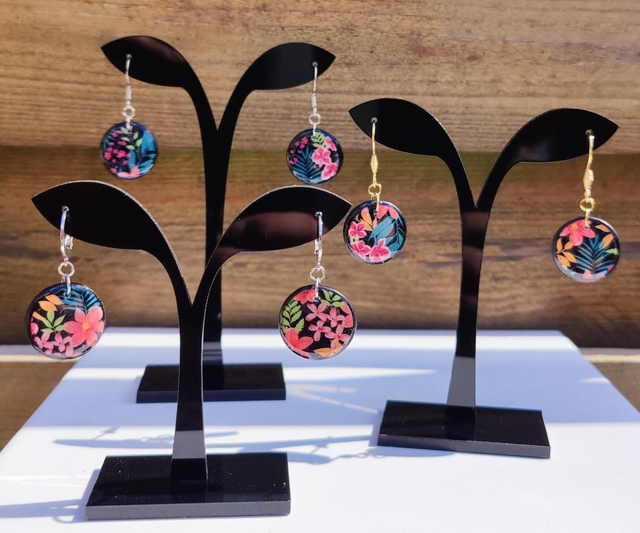 Boucles d&#039;oreilles &quot;Jungle&quot;