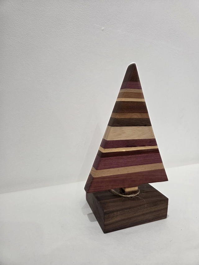 Mixed Hardwood Freestanding Wooden Christmas Tree - AH-018