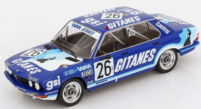 BMW 528i 24h Spa 1982 Gitans #26 J.P. Jarier / J.L. Trintignant / T. Tassin IXO 1:18
