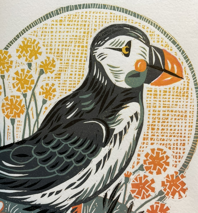 Sunset Puffin (YELLOW VERSION)