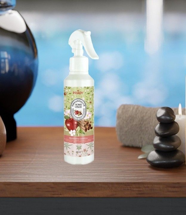 Spray d'ambiance multi-usage Prady " Pomme et cannelle "