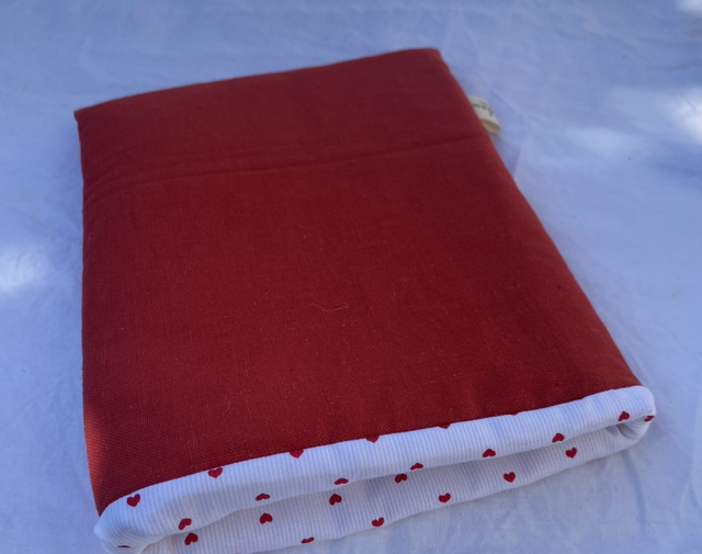 Housse de livre - Cœurs 