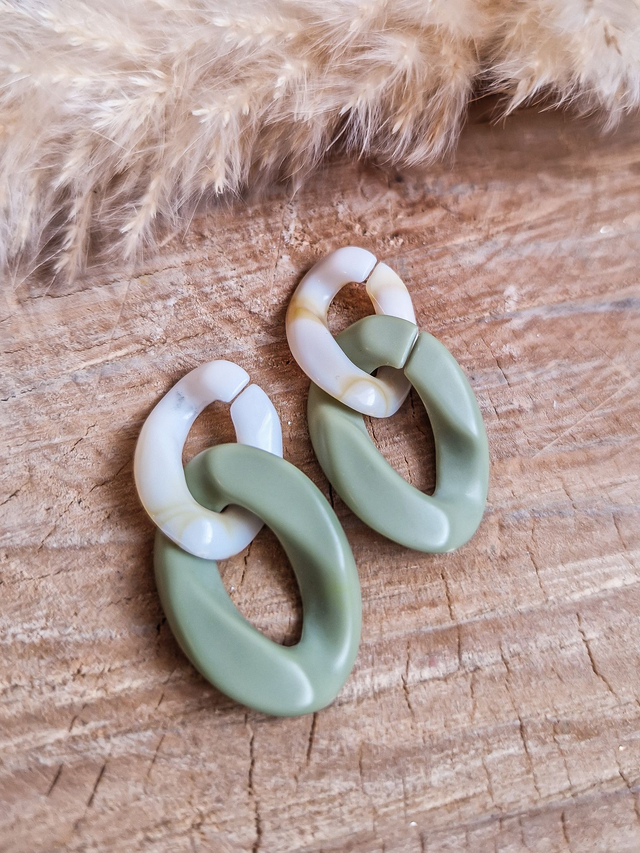 Module "Duo Maillons" - Modèle crème et kaki