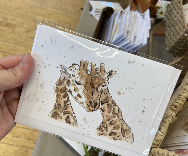 Giraffe A6 Card