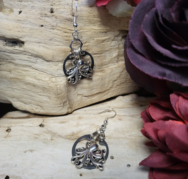 Boucles d'Oreilles Néo Circlips "Cercle Abyssal"