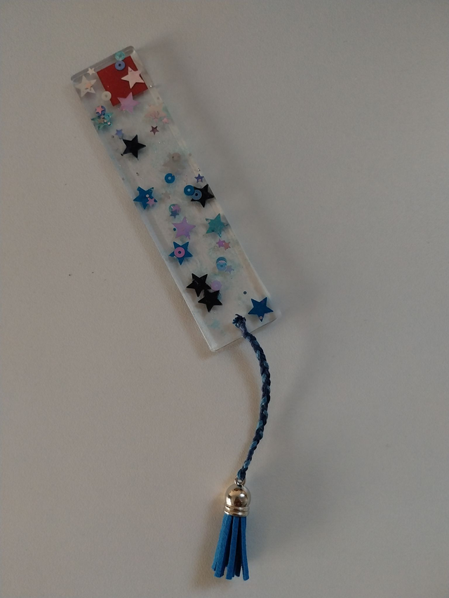 Marque Page Etoiles bleues